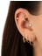 14 Ayar Altın Tektaş Minimal Tragus Piercing 2