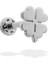 14 Ayar Altın Yonca Motifli Minimal Tragus Piercing 1