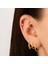 14 Ayar Altın Taşlı Göz Minimal Tragus Piercing 2