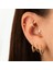 14 Ayar Altın Tektaş Motifli Minimal Tragus Piercing 2