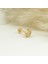 14 Ayar Altın Taşlı Kaplumbağa Motifli Minimal Tragus Piercing 3