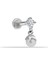 14 Ayar Altın Taşlı Inci Sallantılı Minimal Tragus Piercing 1