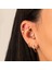 14 Ayar Altın Taşlı Inci Sallantılı Minimal Tragus Piercing 2