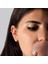 14 Ayar Altın Baget Taşlı Minimal Tragus Piercing 3
