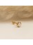 14 Ayar Altın Incili Minimal Tragus Piercing 3