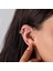 14 Ayar Altın Taşlı Çiçek Tragus Piercing 2