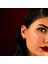 14 Ayar Altın Damla Taş Sallantılı Minimal Tragus Piercing 3