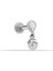 14 Ayar Altın Damla Taşlı Inci Sallantılı Minimal Tragus Piercing 1