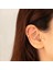 14 Ayar Altın Damla Taşlı Inci Sallantılı Minimal Tragus Piercing 2
