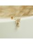 14 Ayar Altın Taşlı Inci Sallantılı Minimal Tragus Piercing 3