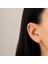 14 Ayar Altın Yonca Motifli Minimal Tragus Piercing 2