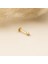 14 Ayar Altın Diken Motifli Minimal Tragus Piercing 3