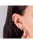 14 Ayar Altın Baget Taşlı Minimal Tragus Piercing 3