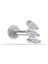 14 Ayar Altın 3 Baget Taşlı Minimal Tragus Piercing 1
