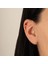 14 Ayar Altın Taşlı Kalp Minimal Tragus Piercing 2