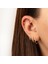 14 Ayar Altın Baget Taşlı Minimal Tragus Piercing 2