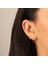 14 Ayar Altın 3 Taşlı Sallantılı Minimal Tragus Piercing 2
