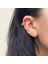 14 Ayar Altın Uzun Kirpikli Göz Minimal Tragus Piercing 2