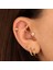 14 Ayar Altın Elmas Minimal Tragus Piercing 2