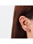 14 Ayar Altın Taşlı Çiçek Motifli Minimal Tragus Piercing 2