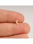 14 Ayar Altın Bal Peteği Minimal Tragus Piercing 5