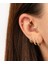 14 Ayar Altın Taşlı Taç Motfili Minimal Tragus Piercing 2
