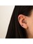 14 Ayar Altın Lacivert Baget Taşlı Minimal Tragus Piercing 2