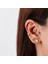 14 Ayar Altın Yonca Motifli Minimal Tragus Piercing 2
