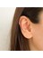14 Ayar Altın Mikrofon Motifli Minimal Tragus Piercing 2