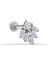 14 Ayar Altın Baguette Tragus Piercing 1