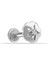 14 Ayar Altın Taşlı Çiçek ve Yıldız Motifli Minimal Tragus Piercing 1