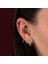 14 Ayar Altın Taşlı Playboy Tavşan Motifli Minimal Tragus Piercing 3