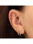 14 Ayar Altın Incili Tragus Piercing 2