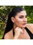 14 Ayar Altın Taşlı Yıldız ve Çiçek Motifli Minimal Tragus Piercing 5