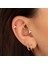 14 Ayar Altın Balık Kuyruğu Minimal Tragus Piercing 2