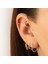14 Ayar Altın Tektaş Motifli Minimal Tragus Piercing 3