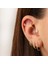 14 Ayar Altın Taşlı Fatma Ana Eli Minimal Tragus Piercing 2