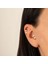 14 Ayar Altın Taş Sallantılı Yıldız Minimal Tragus Piercing 2