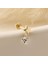 14 Ayar Altın Taş Sallantılı Yıldız Minimal Tragus Piercing 3