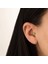 14 Ayar Altın Yeşil Taşlı Göz Minimal Tragus Piercing 2