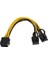 Plus PX-4302-8 8 Pin To 2x8 Pin Psu Ekran Kartı Güç Çevirici Kablo 1