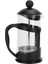 Kahve Çay Makinesi Su Isıtıcısı Yüksek Sıcaklığa Borosilikat Filtre Çaydanlık El Demleme Siyah (350ml) 3