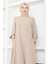 Kadın Moda Giyim Tesettür Elbise Ferace 2696 4