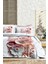 %100 Pamuk Ranforce Çeyizlik Luxury 5d Dijital Çift Kişilik Nevresim Takımı Sakura 1