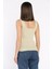 Kare Yaka Askılı Likralı Kadın Triko Bluz P-00017658 3