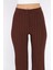 Kadın Çizgi Desenli Boru Paça Pantolon P-00017667 3