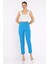 Ön Çimalı Bel Lastikli Kadın Dar Paça Pantolon P-00017669 2
