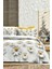 %100 Pamuk Ranforce Çeyizlik Luxury 5d Dijital Çift Kişilik Nevresim Takımı Papatya 1