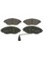 Seat Tarraco Arka Fren Balatası 2020-2022 Bosch Takım 0986424285 1