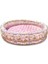 Çiçek Desenli Bebek Havuzu 86X25CM, 3 Boğum, Pembe, Eğlenceli ve Rahat Kullanım 3